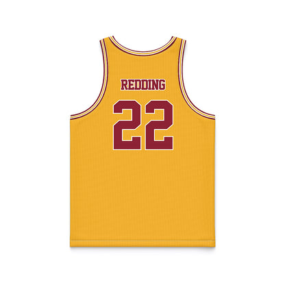 Minnesota - NCAA Football : Evan Redding - Gold Basketball Jersey-1