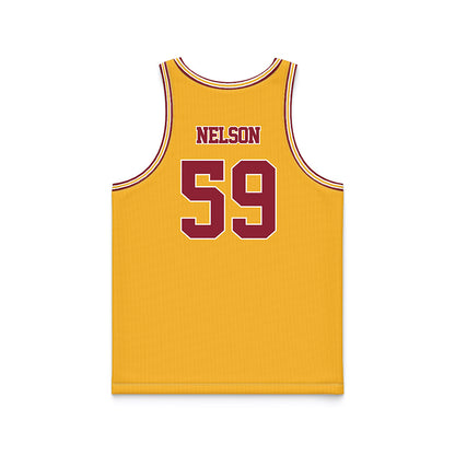 Minnesota - NCAA Football : Tony Nelson - Gold Basketball Jersey-1