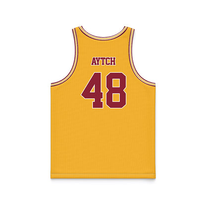 Minnesota - NCAA Football : Aaden Aytch - Gold Basketball Jersey-1