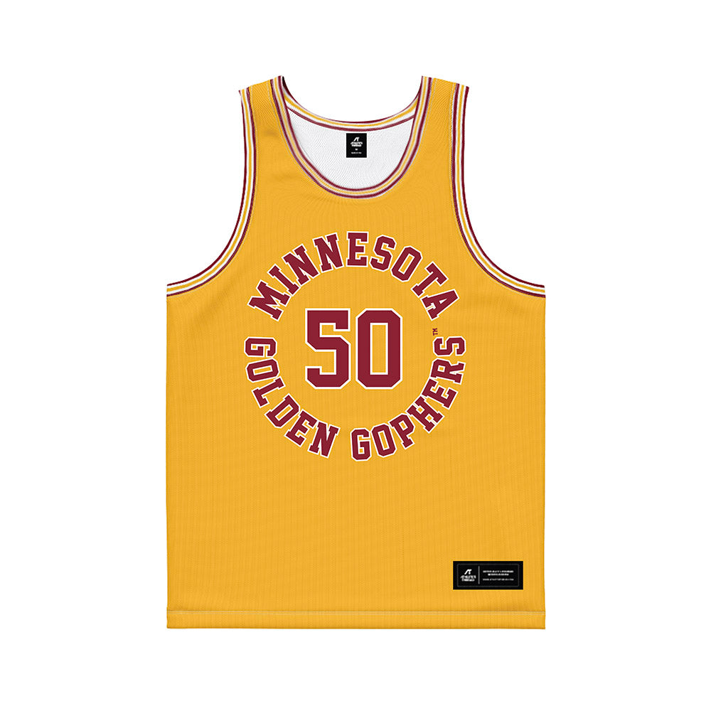 Minnesota - NCAA Football : Mo Omonode - Gold Basketball Jersey-0