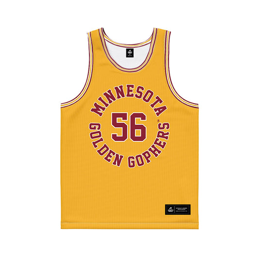Minnesota - NCAA Football : Brett Carroll - Gold Basketball Jersey-0
