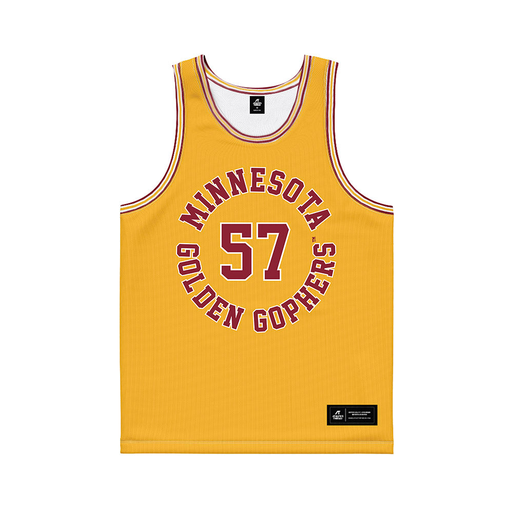 Minnesota - NCAA Football : Aaron Thomas - Gold Basketball Jersey-0