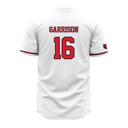 Arkansas State - NCAA Baseball : Cooper Garrison - White Jersey-1