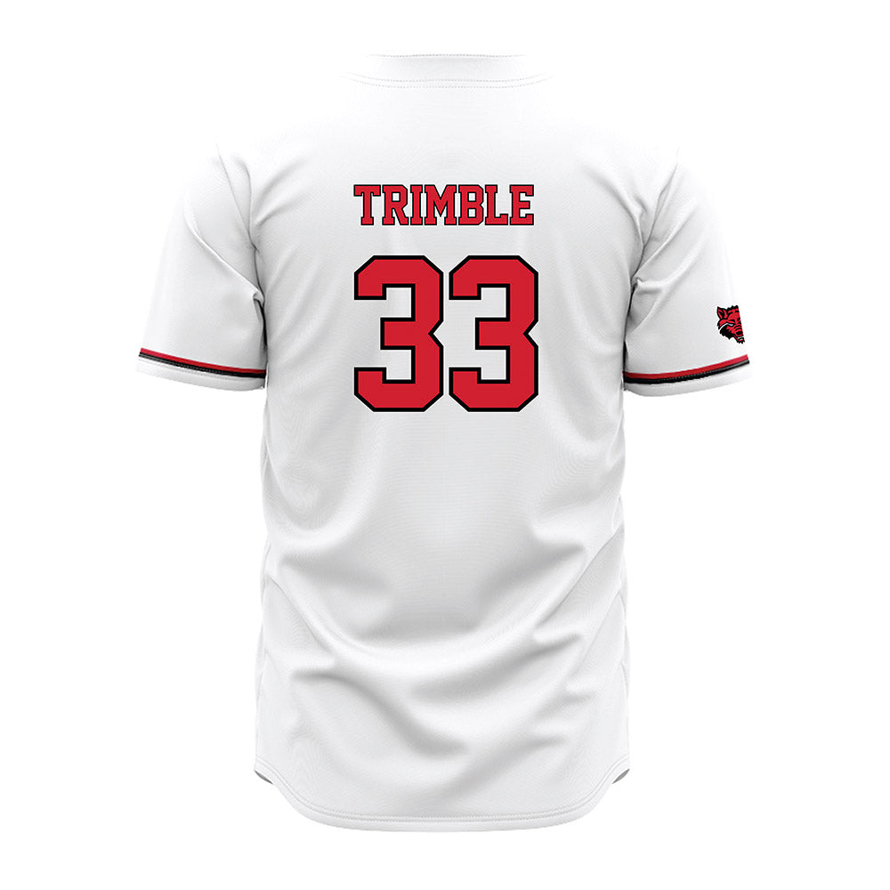 Arkansas State - NCAA Baseball : James Trimble - White Jersey-1