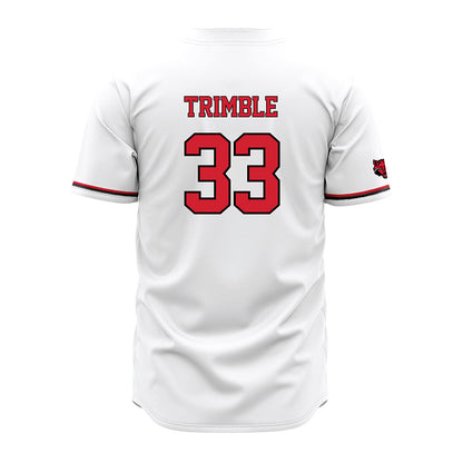 Arkansas State - NCAA Baseball : James Trimble - White Jersey-1