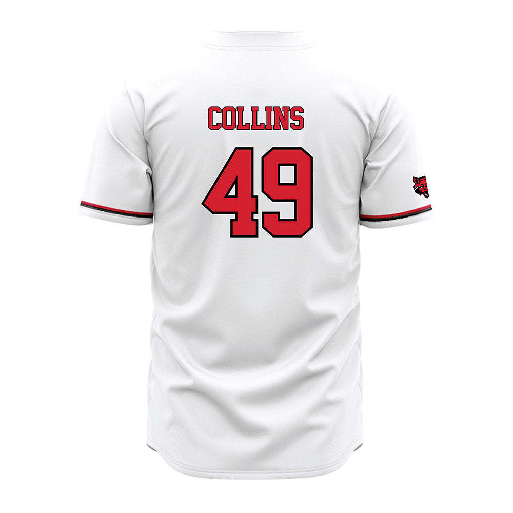 Arkansas State - NCAA Baseball : Tate Collins - White Jersey-1