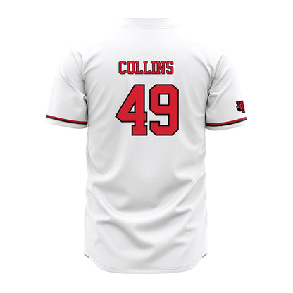 Arkansas State - NCAA Baseball : Tate Collins - White Jersey-1