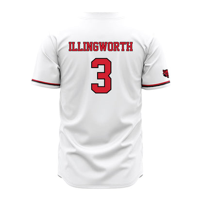 Arkansas State - NCAA Baseball : Jackson Illingworth - White Jersey-1