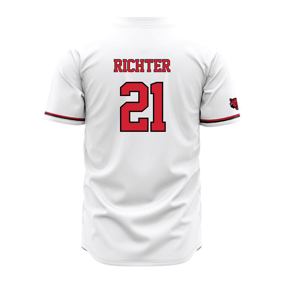 Arkansas State - NCAA Baseball : Chase Richter - White Jersey-1