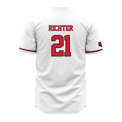 Arkansas State - NCAA Baseball : Chase Richter - White Jersey-1