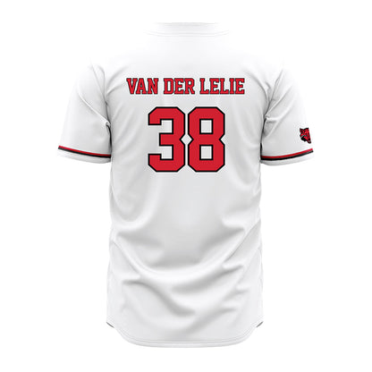 Arkansas State - NCAA Baseball : Jelle van der Lelie - White Jersey
