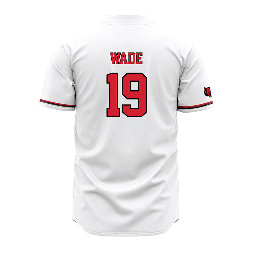 Arkansas State - NCAA Baseball : Adam Wade - White Jersey-1