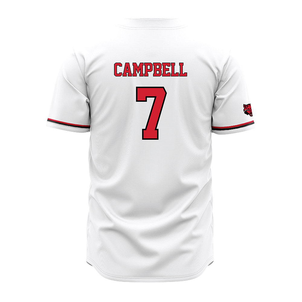 Arkansas State - NCAA Baseball : Cason Campbell - White Jersey