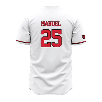 Arkansas State - NCAA Baseball : Cole Manuel - White Jersey-1