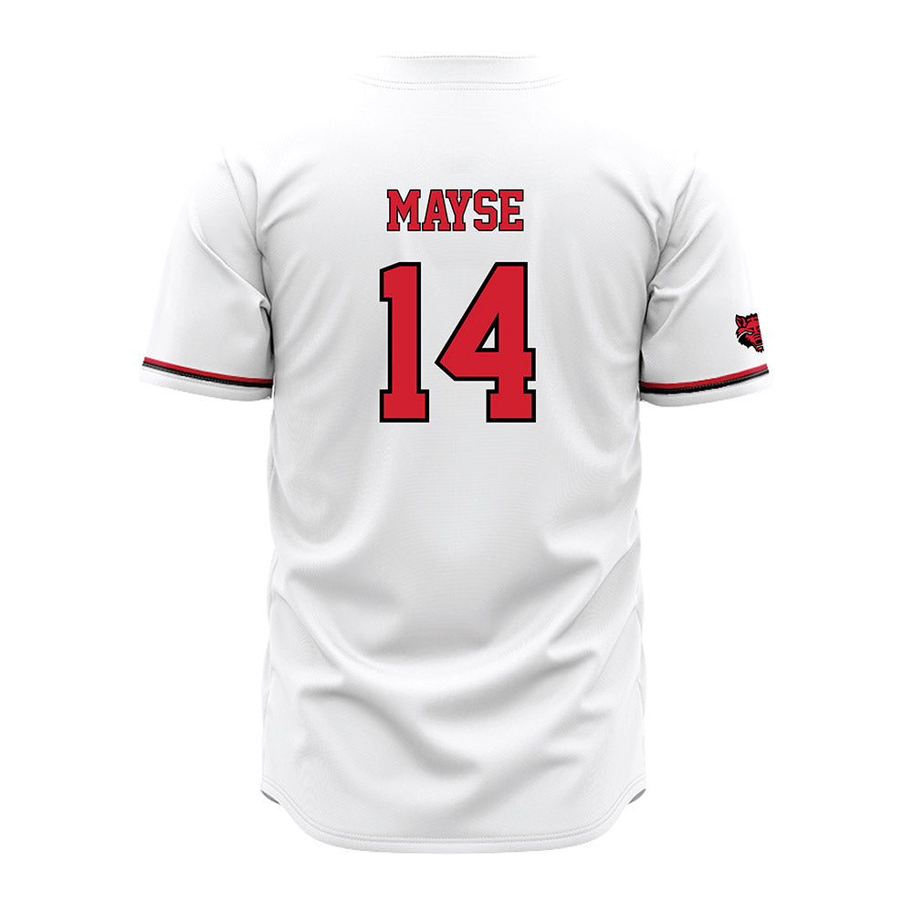 Arkansas State - NCAA Baseball : Myles Mayse - White Jersey-1