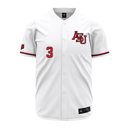 Arkansas State - NCAA Baseball : Jackson Illingworth - White Jersey-0