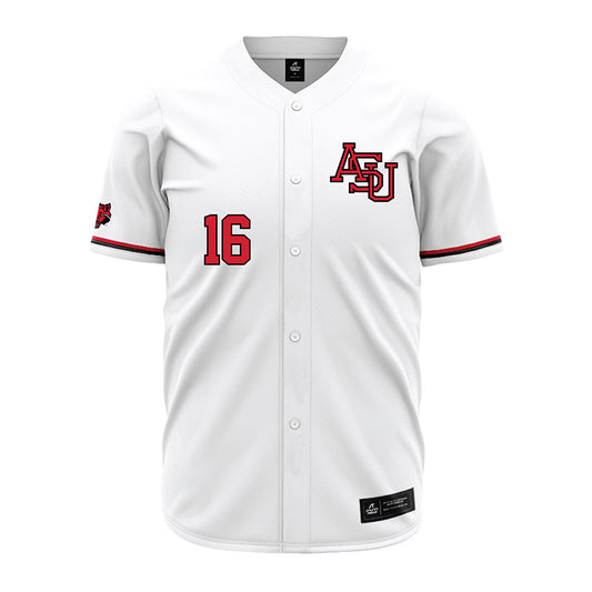 Arkansas State - NCAA Baseball : Cooper Garrison - White Jersey-0
