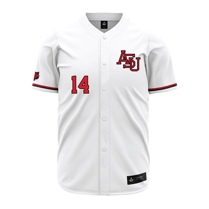 Arkansas State - NCAA Baseball : Myles Mayse - White Jersey-0