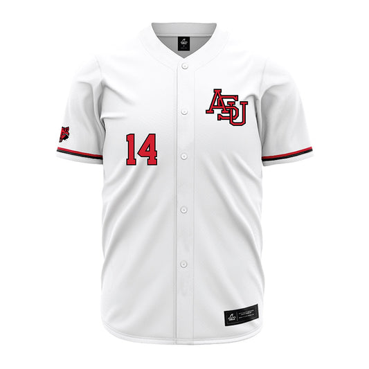 Arkansas State - NCAA Baseball : Myles Mayse - White Jersey-0