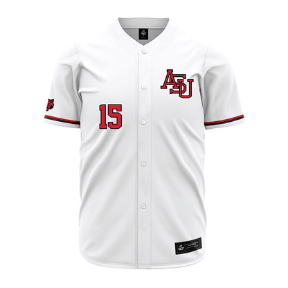 Arkansas State - NCAA Baseball : Derek Martinez - White Jersey-0