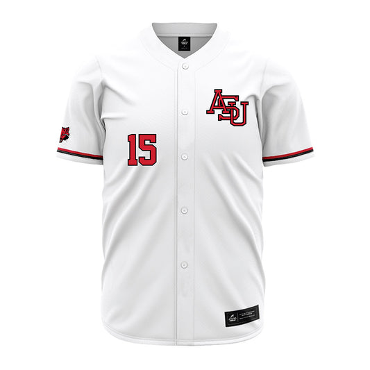 Arkansas State - NCAA Baseball : Derek Martinez - White Jersey-0