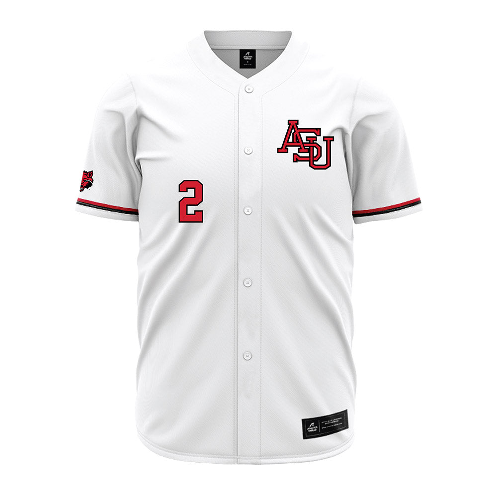 Arkansas State - NCAA Baseball : Andrew Gartman - White Jersey-0