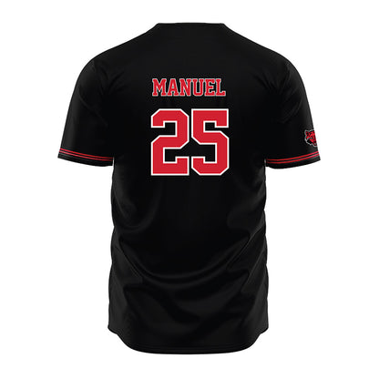 Arkansas State - NCAA Baseball : Cole Manuel - Black Jersey-1