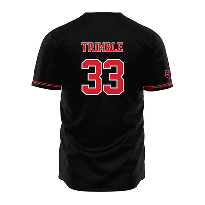 Arkansas State - NCAA Baseball : James Trimble - Black Jersey-1