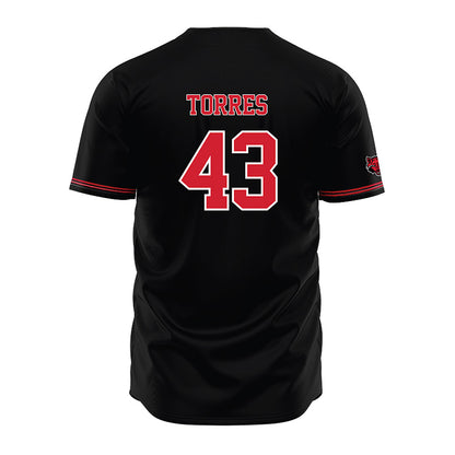 Arkansas State - NCAA Baseball : Raulinno Torres - Black Jersey-1
