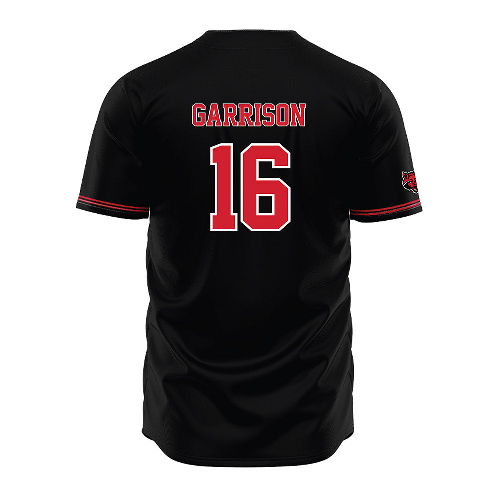 Arkansas State - NCAA Baseball : Cooper Garrison - Black Jersey-1