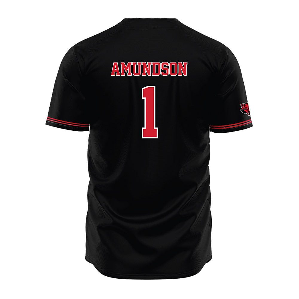 Arkansas State - NCAA Baseball : Kaden Amundson - Black Jersey