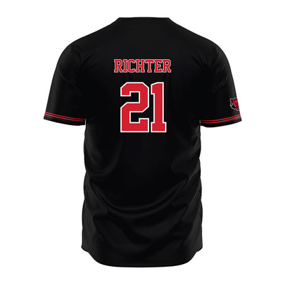 Arkansas State - NCAA Baseball : Chase Richter - Black Jersey-1