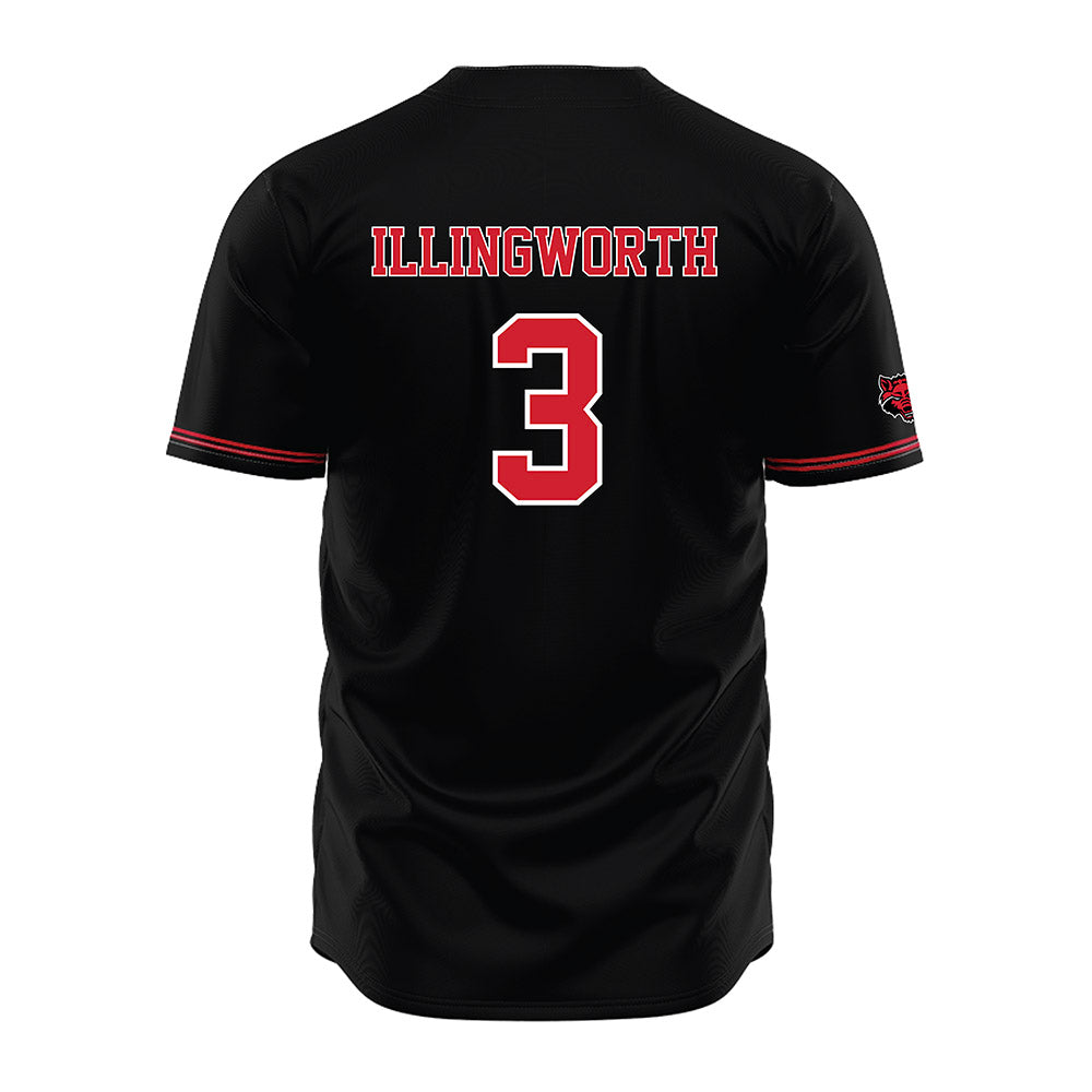 Arkansas State - NCAA Baseball : Jackson Illingworth - Black Jersey-1