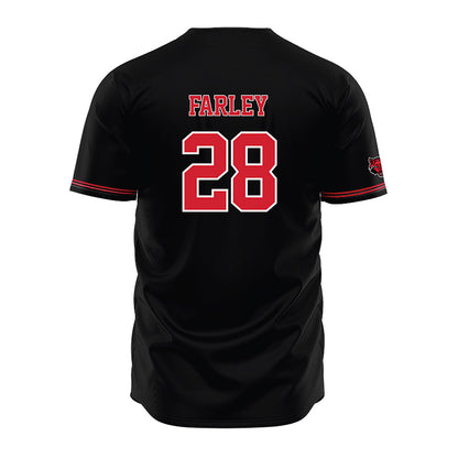Arkansas State - NCAA Baseball : Dylan Farley - Black Jersey-1