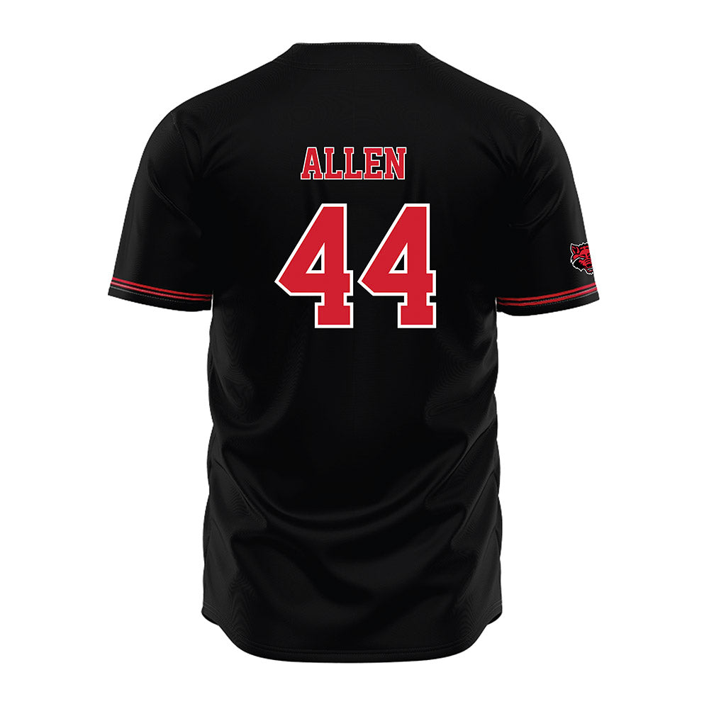 Arkansas State - NCAA Baseball : Andrew Allen - Black Jersey