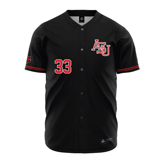 Arkansas State - NCAA Baseball : James Trimble - Black Jersey-0