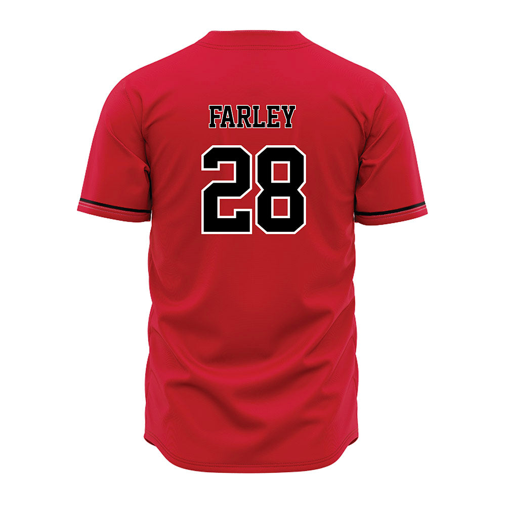 Arkansas State - NCAA Baseball : Dylan Farley - Red Jersey-1