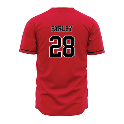 Arkansas State - NCAA Baseball : Dylan Farley - Red Jersey-1