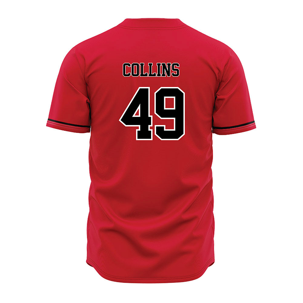 Arkansas State - NCAA Baseball : Tate Collins - Red Jersey-1