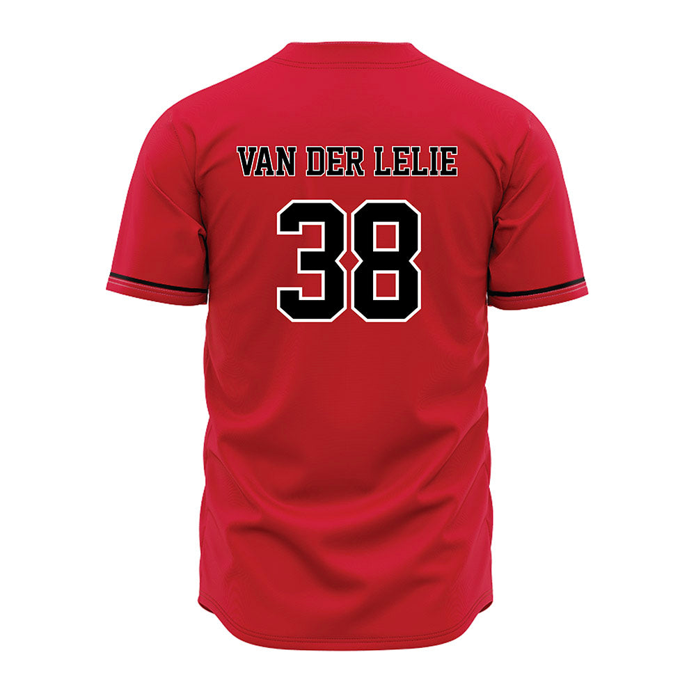 Arkansas State - NCAA Baseball : Jelle van der Lelie - Red Jersey