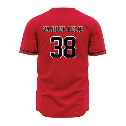 Arkansas State - NCAA Baseball : Jelle van der Lelie - Red Jersey