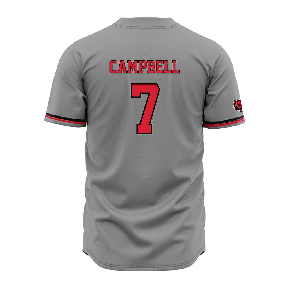 Arkansas State - NCAA Baseball : Cason Campbell - Grey Jersey