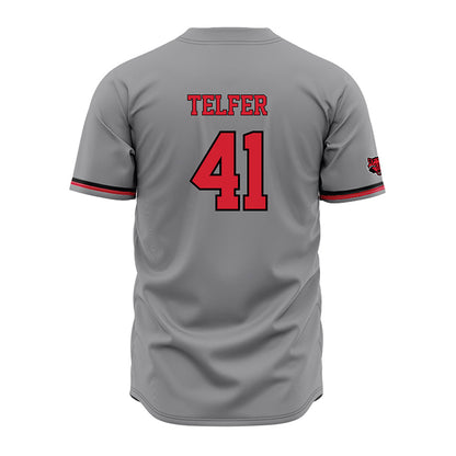 Arkansas State - NCAA Baseball : Tatem Telfer - Grey Jersey-1