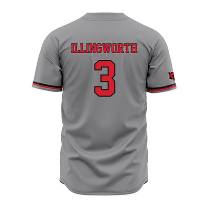 Arkansas State - NCAA Baseball : Jackson Illingworth - Grey Jersey-1