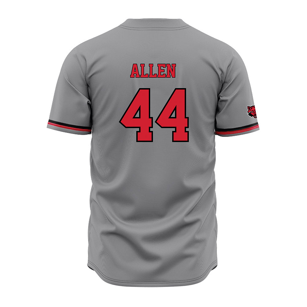 Arkansas State - NCAA Baseball : Andrew Allen - Grey Jersey