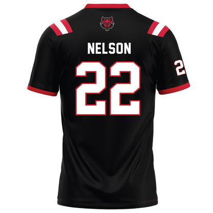 Arkansas State - NCAA Football : Nigel Nelson - Black Football Jersey-1