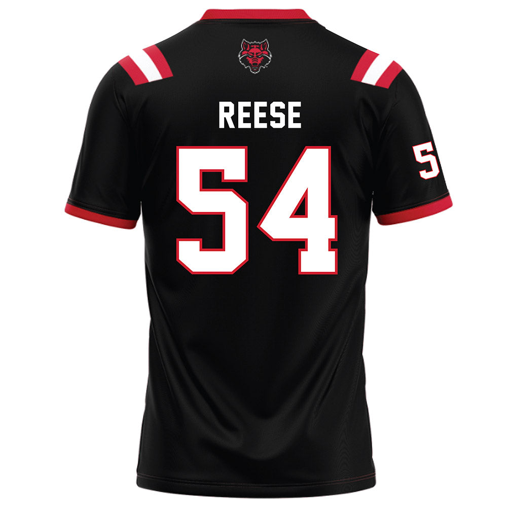 Arkansas State - NCAA Football : Ryan Reese - Black Football Jersey-1