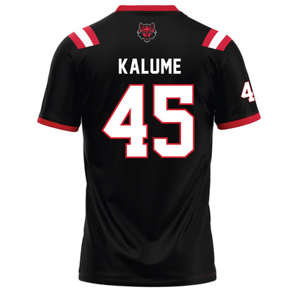 Arkansas State - NCAA Football : Nicolas Kalume - Black Football Jersey-1