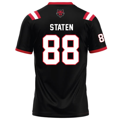 Arkansas State - NCAA Football : Andrew Staten - Black Football Jersey-1
