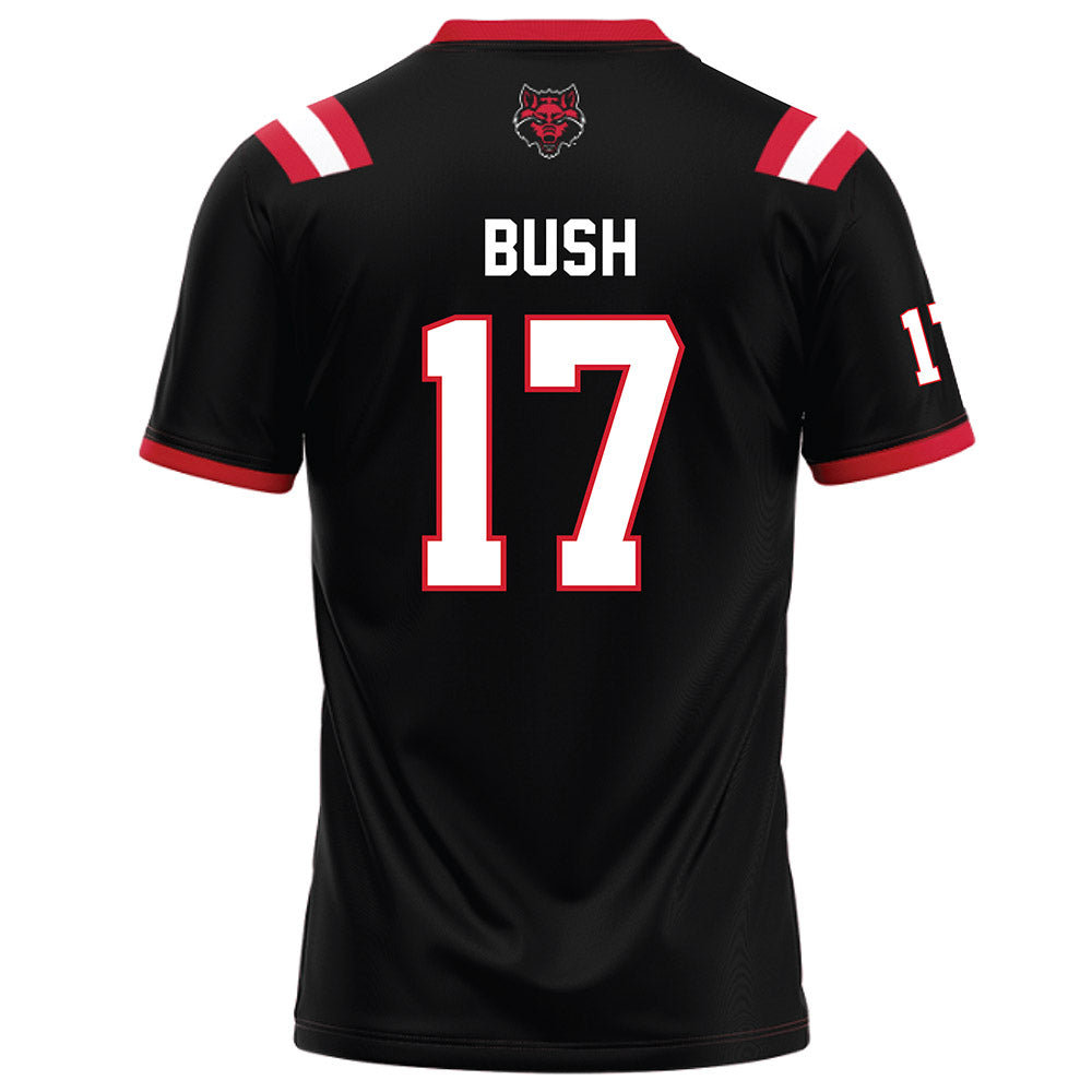 Arkansas State - NCAA Football : Jabari Bush - Black Football Jersey